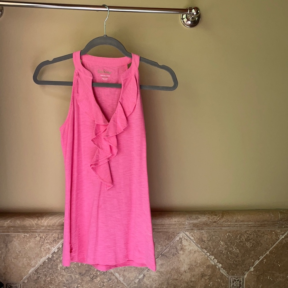 Lily Pulitzer Pink Halter Tank
